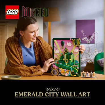 LEGO Emerald City-vægkunst