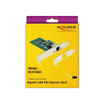 Delock PCI Express Card > 1 x Gigabit LAN
