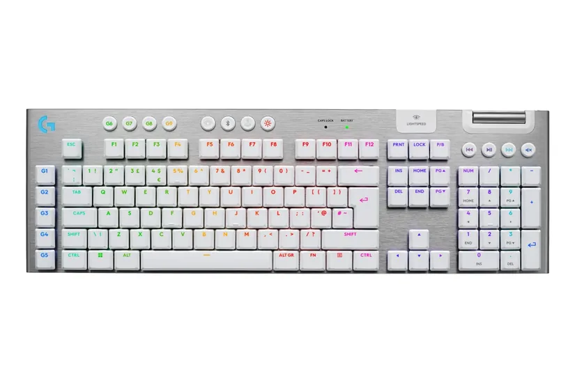 Logitech G G915 X - tangentbord - LIGHTSPEED - QWERTY - engelska - vit Inmatningsenhet