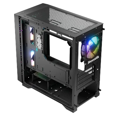 Logic Concept Kabinet - microATX, Mini-ITX - 200 mm - 391 mm - 385 mm - Sort