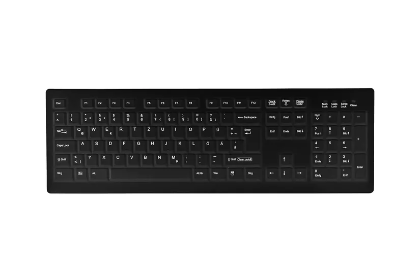 Active Key MedicalKey AK-C8100 - tastatur - QWERTZ - tysk - sort Indgangsudstyr
