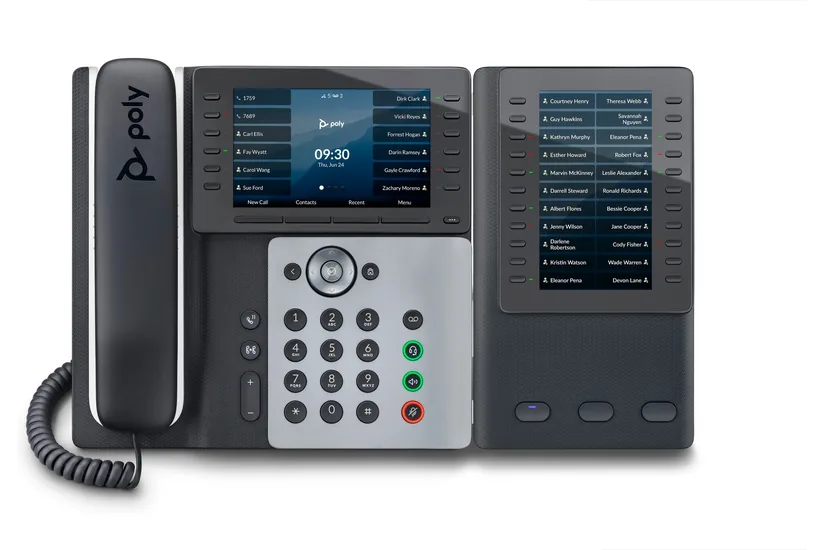 Poly Edge E Expansion Module - modul til forøgelse af taster for VoIP-telefon - 22 multifunktions-linjetaster