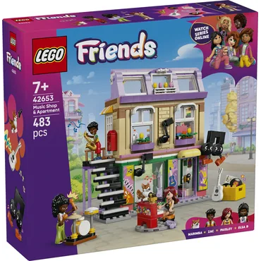 LEGO Friends Musikbutik og lejlighed