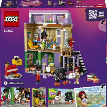 LEGO Friends Musikbutik og lejlighed