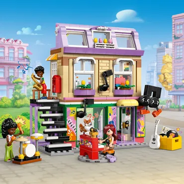 LEGO Friends Musikbutik og lejlighed