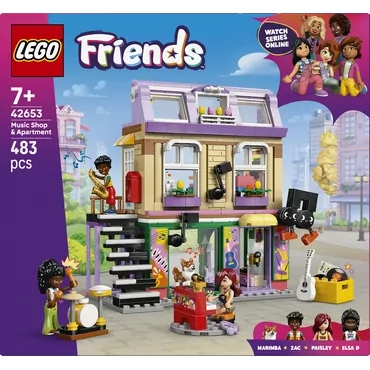 LEGO Friends Musikbutik og lejlighed
