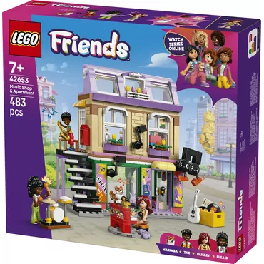 LEGO Friends Musikbutik og lejlighed