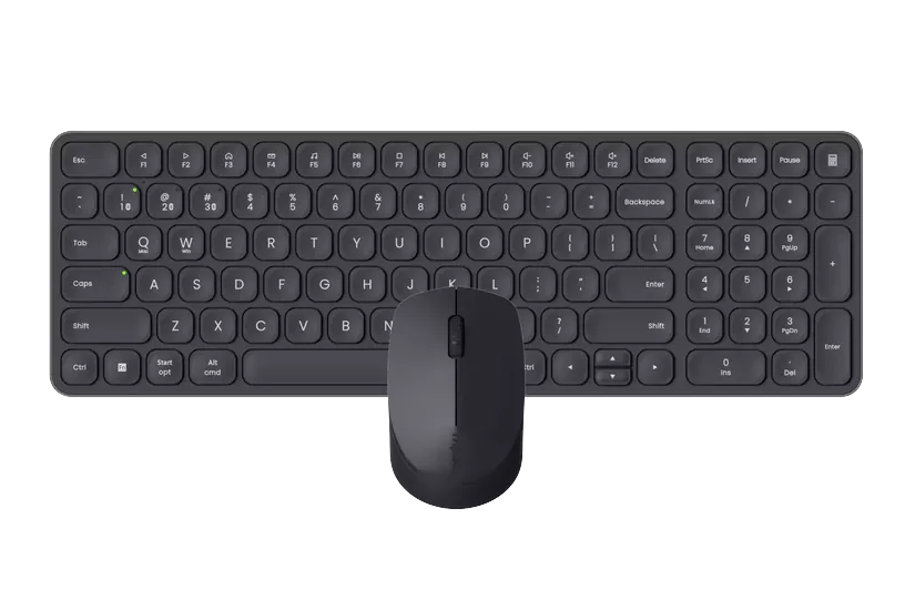 Rapoo Tangentbord - Fullstor (96 %) - Svart - Trådlös RF + Bluetooth