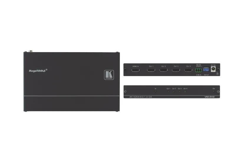 Kramer VM-4H2 - video/audiosplitter - 4 portar