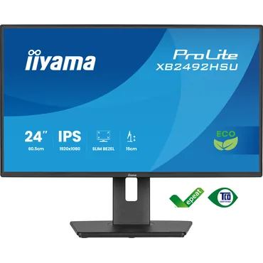 iiyama ProLite XB2492HSU-B1 computerskærm 61 cm (24") 1920 x 1080 pixel Fuld HD LED Sort