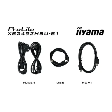 iiyama ProLite XB2492HSU-B1 computerskærm 61 cm (24") 1920 x 1080 pixel Fuld HD LED Sort