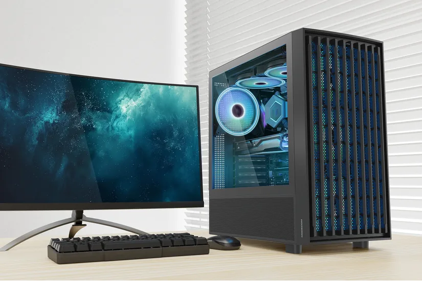 Modecom Chassi - Midi Tower - ATX - 2,5,3,5 tum - 17,5 cm - 36 cm - 7 - 120,140 mm - Stål