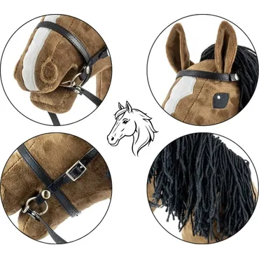 Hobby Horse Dark Brown   Horse 70cm