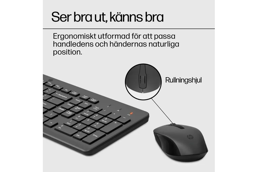 HP 330 - sæt med mus og tastatur - sort Indgangsudstyr