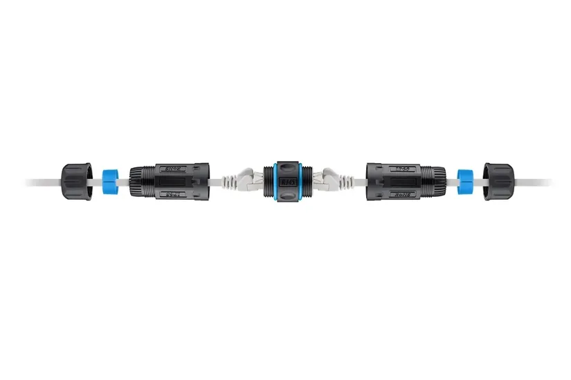 Goobay 59582 kabel kønsskifter RJ-45 Sort